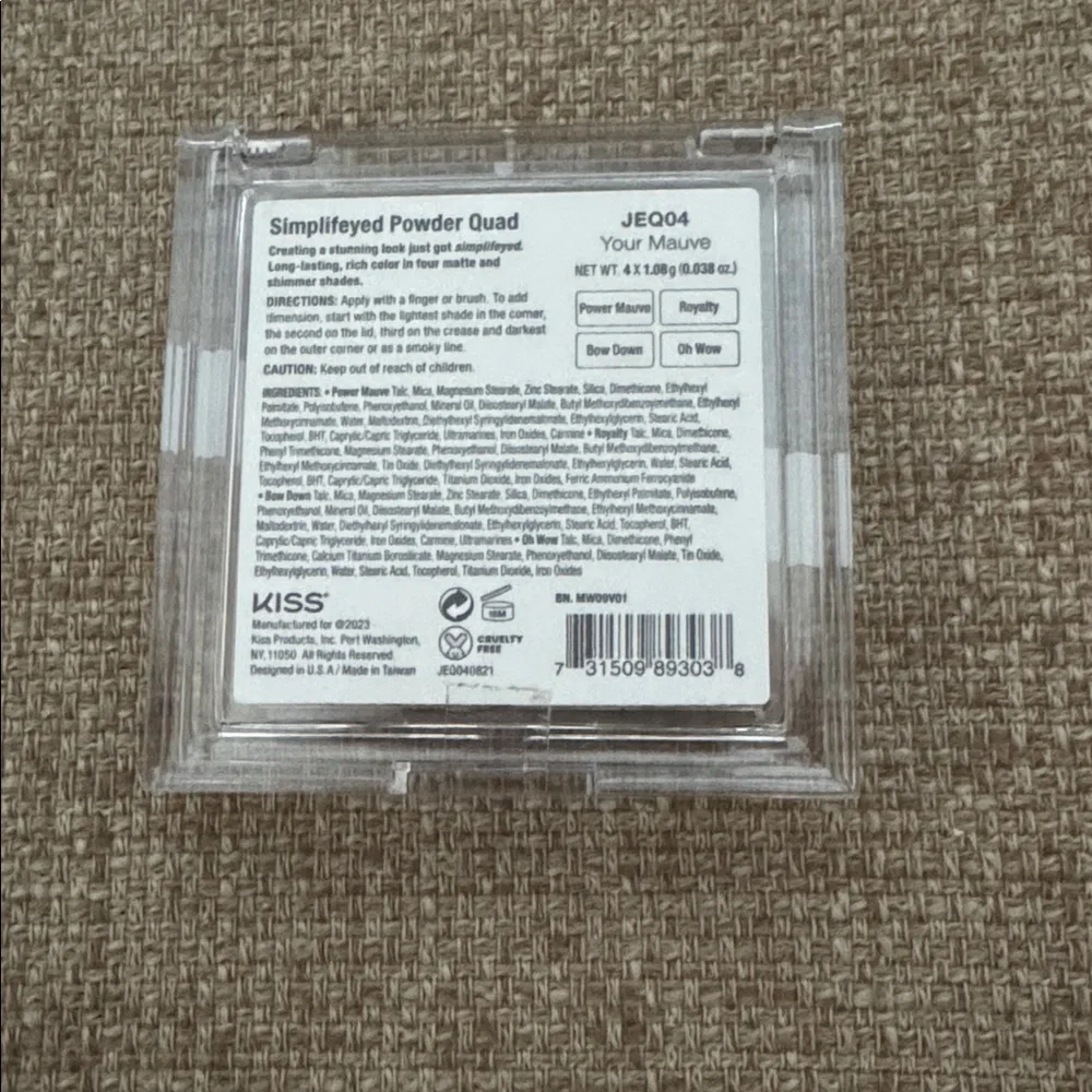 JEQ04 Joah Simplifeyed Powder Quad -‎ Your Mauve